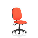 Esme – Multicolour Operator Office Chair Tabasco Orange No Arms