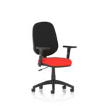 Esme – Multicolour Operator Office Chair Tabasco Orange Black Ha Arms