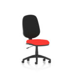 Esme – Multicolour Operator Office Chair Tabasco Orange Black No Arms