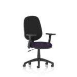 Esme – Multicolour Operator Office Chair Tansy Purple Black Ha Arms