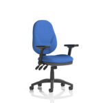 Esme – Multicolour Operator Office Chair With Ha Arms Blue Fabric