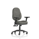 Esme – Multicolour Operator Office Chair With Ha Arms Charcoal Fabric