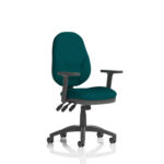 Esme – Multicolour Operator Office Chair With Ha Arms Maringa Teal