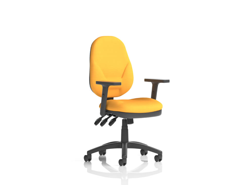 Esme – Multicolour Operator Office Chair With Ha Arms Senna Yellow