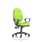 Esme – Multicolour Operator Office Chair With Loop Arms Myrrh Green