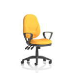 Esme – Multicolour Operator Office Chair With Loop Arms Senna Yellow