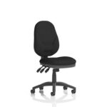 Esme – Multicolour Operator Office Chair Without Arms Black Fabric