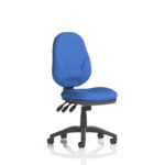 Esme – Multicolour Operator Office Chair Without Arms Blue Fabric