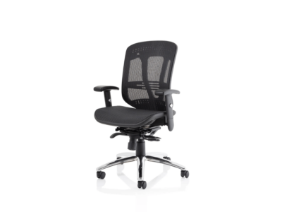 Miles Black Mesh Back Task Chair With Optional Headrest 12