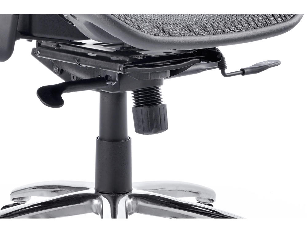 Miles Black Mesh Back Task Chair With Optional Headrest 19