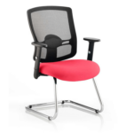 Portland Visitor Cantilever Chair Cherry 150x150