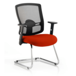 Portland Visitor Cantilever Chair Red 150x150