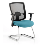 Portland Visitor Cantilever Chair Teal 150x150