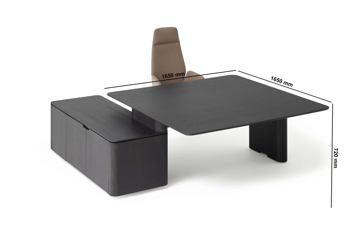 Bruna 2 Square Shape Meeting Table (1)