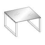 Square Table Table (4 Persons)