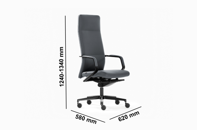 Crypton Medium And High Back Executive Chair Size