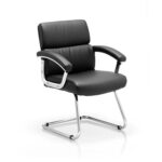 Slade Leather Chair Black