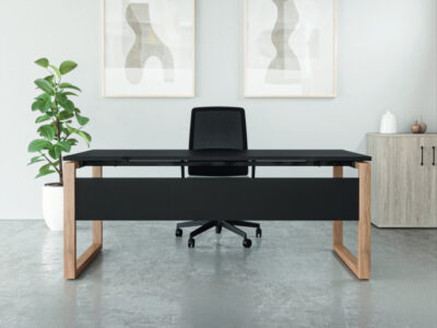 Columbo 2 Executive Desk With Loop Leg 1