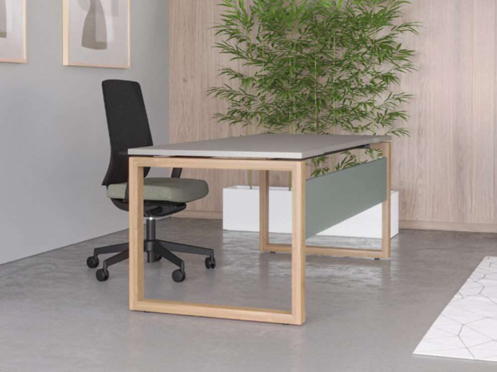 Columbo 2 Executive Desk With Loop Leg 2