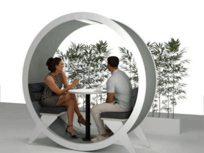 Brixton Beautifully Designed Acoustic Meeting Pod For 2, 4 And 6 Persons With Optional Acoustic Backwall 01 Img
